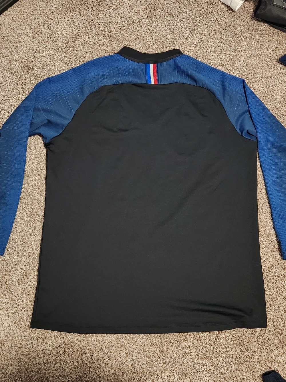 Jordan x PSG Black & Blue Training Top